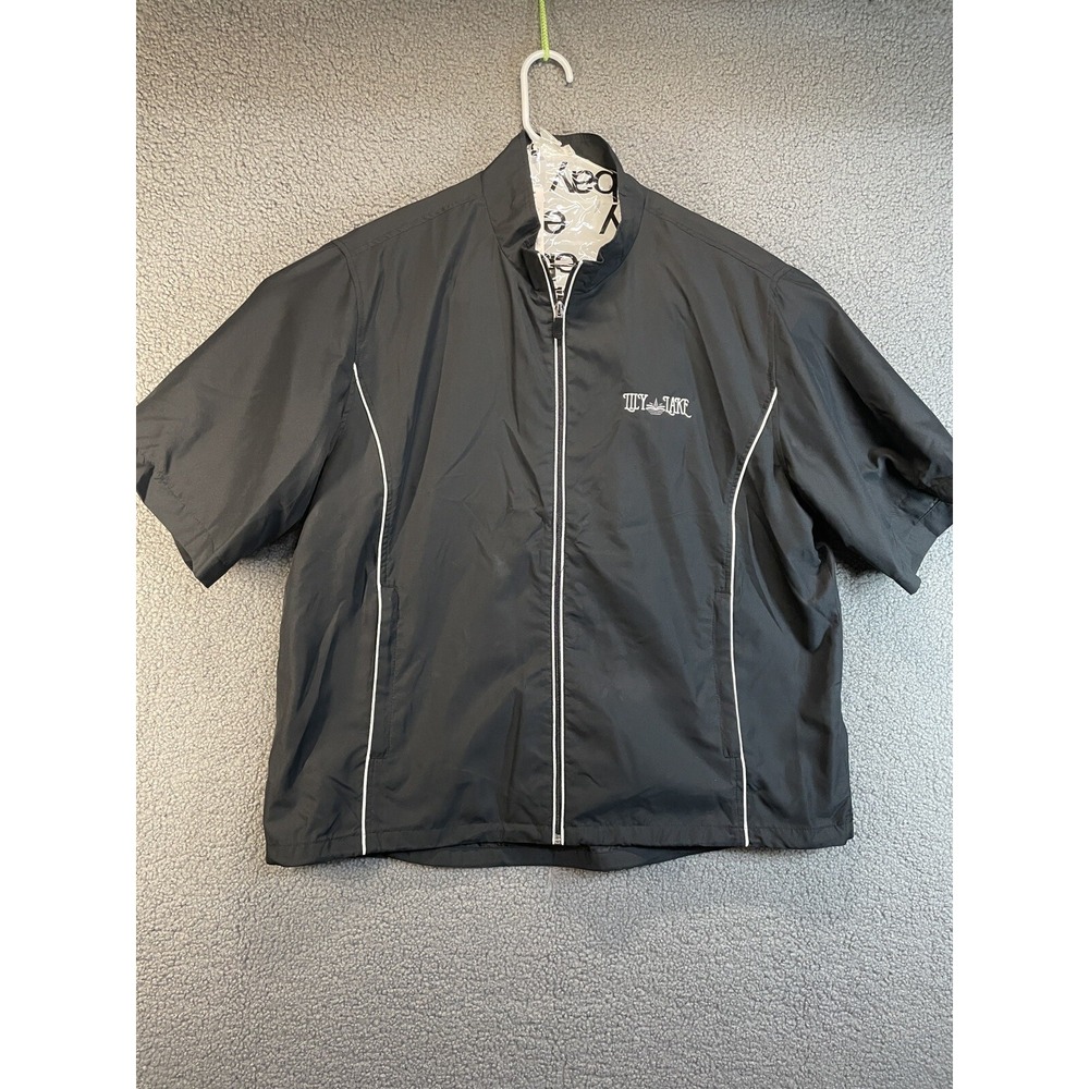 Monterey Club Jacket Mens‎ XXL Black  Full Zip Lily Lake